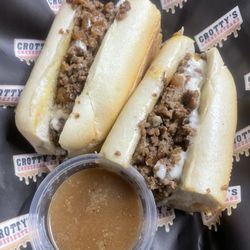 Crotty’s Cheesesteaks - The French Dip with side of ajus
