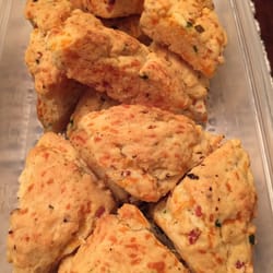 The Table - Savory ham and cheddar scones