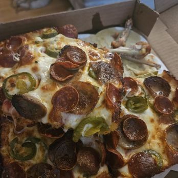 Squared Pizza - Pepperoni, jalapeño and sausage!! - Pizza Near Me - Larkspur, California Squared Pizza - Pepperoni, jalapeño and sausage!! - Pizza Near Me - Larkspur, California