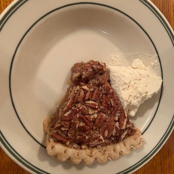 RT's Restaurant - Southern Pecan Pie dressed with Chantilly Whipped Cream - Cajun/Creole Near Me - Alexandria, Virginia RT's Restaurant - Southern Pecan Pie dressed with Chantilly Whipped Cream - Cajun/Creole Near Me - Alexandria, Virginia