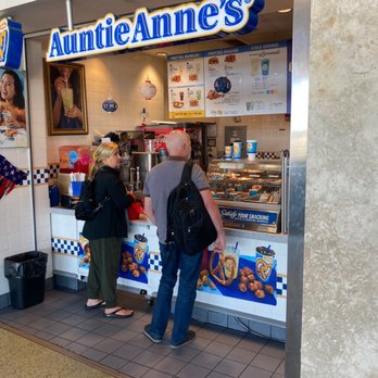 Auntie Anne's - App and loyalty signage but they don't accept them - Pretzels Near Me - Milwaukee, Wisconsin Auntie Anne's - App and loyalty signage but they don't accept them - Pretzels Near Me - Milwaukee, Wisconsin