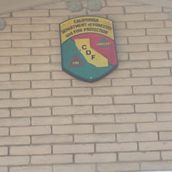 Cal Fire LNU Headquarters - Old emblem still on the wall