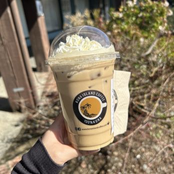 Kona Island Coffee - Kona Island Latte - Coffee & Tea Near Me - Mountain View, California Kona Island Coffee - Kona Island Latte - Coffee & Tea Near Me - Mountain View, California