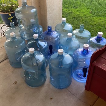 Sparkletts Water - Water bottles that haven't been picked up by Sparklett's in WEEKS. - Water Delivery Near Me - Van Nuys, California