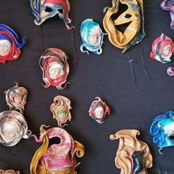 Tour Guide Mazatlan - Amazing masks made at the leather shop in La Noria