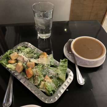 The Suburban Diner - Caesar Salad, served in a metal tin - gravy - Diners Near Me - Paramus, New Jersey The Suburban Diner - Caesar Salad, served in a metal tin - gravy - Diners Near Me - Paramus, New Jersey