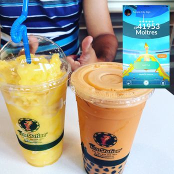 Tea Station Express - Mango snow and Thai milk tea w/boba - Bubble Tea Near Me - Temple City, California Tea Station Express - Mango snow and Thai milk tea w/boba - Bubble Tea Near Me - Temple City, California