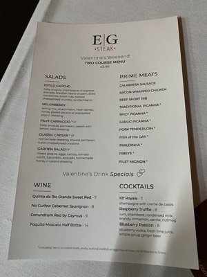 Menu photo 5 EG Steak Frisco, TX Menu photo 5 EG Steak Frisco, TX