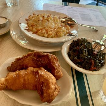 Haberdish - Fried chicken tenders, collard greens and mac and cheese - Southern Near Me - Charlotte, North Carolina Haberdish - Fried chicken tenders, collard greens and mac and cheese - Southern Near Me - Charlotte, North Carolina