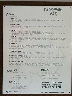 Menu photo 2 Pizzasaurus Rex Sacramento, CA Menu photo 2 Pizzasaurus Rex Sacramento, CA