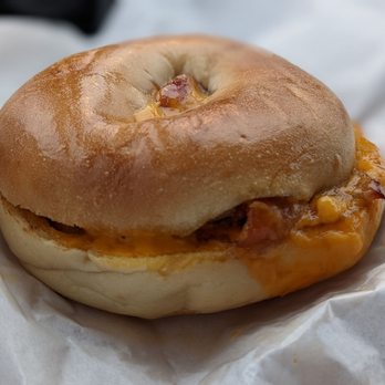 Caribou Coffee - Bacon, egg, and cheddar on a toasted bagel - Coffee & Tea Near Me - Eagan, Minnesota