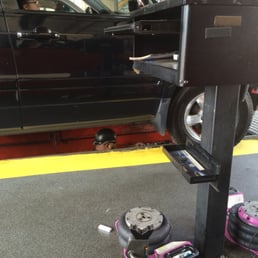 Working on a car! Working on a car!
