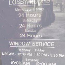 US Post Office - Minimal window service hours open.