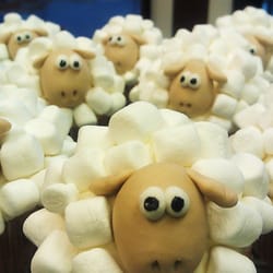 By Design - Sheep Cupcakes!