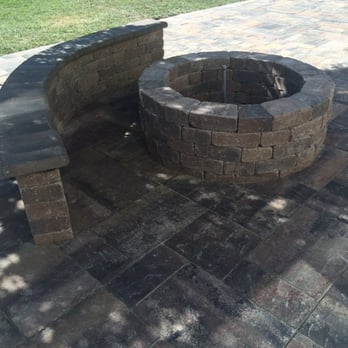 Belgard Weston Wall For Fire Pit And Seating Wall Yelp