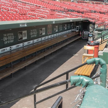 Busch Stadium - Visiting team dugout - Stadiums & Arenas Near Me - Saint Louis, Missouri