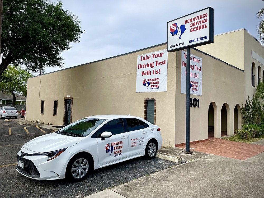 BENAVIDES DRIVING SCHOOL Updated October 2024 401 N Main St, McAllen, Texas Driving