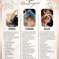 Glamorous Lashes & Brows - Head spa treatment available here.