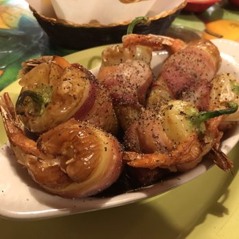 Mariscos Playa Hermosa - Shrimp stuffed and bacon wrapped peppers - Mexican Near Me - Phoenix, Arizona Mariscos Playa Hermosa - Shrimp stuffed and bacon wrapped peppers - Mexican Near Me - Phoenix, Arizona