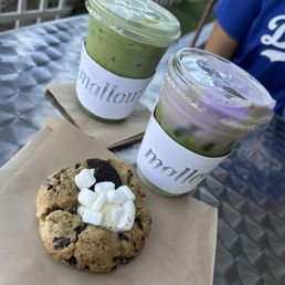 Ceremonial Matcha Latte and Ube Foam Matcha Latte.