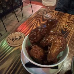 Korean fried chicken. Korean fried chicken.