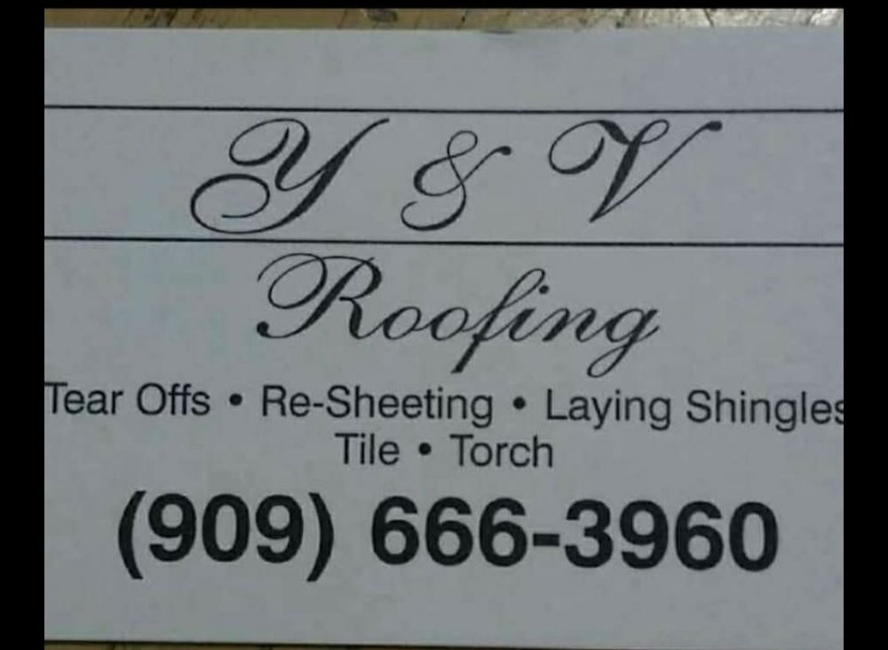 Slide of Y&V Roofing and Tearoff