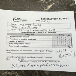 AutoGlass Express - My paper review