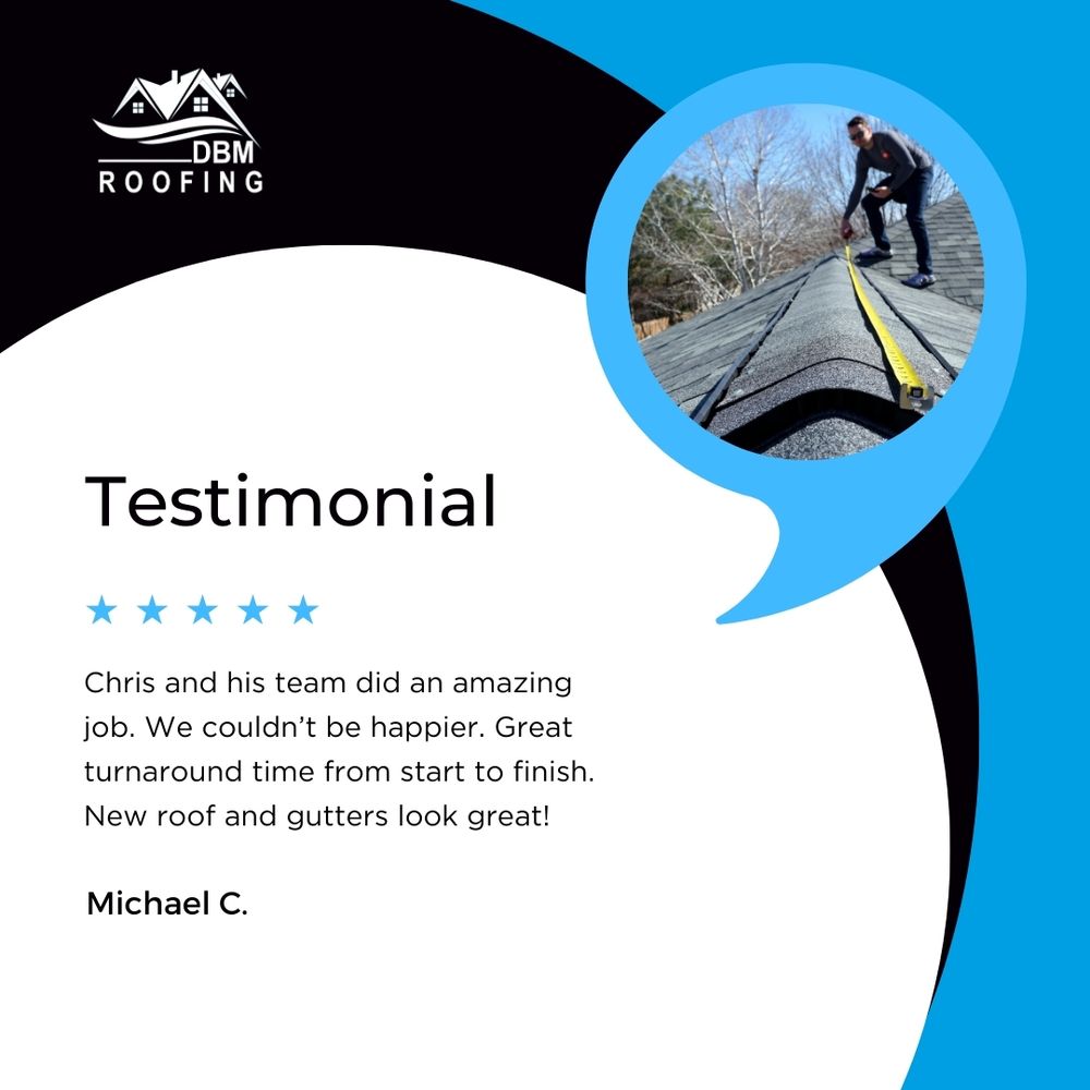 Slide of DBM Roofing