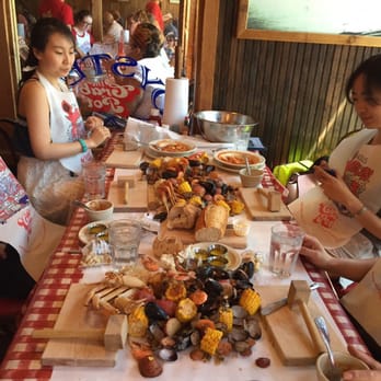 The Crab Pot - Seafood feast. Some of them are delicious but some others are stale.. - Seafood Near Me - Seattle, Washington