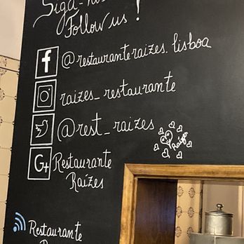 Restaurante Raízes - Check them out on social media - Portuguese Near Me - Lisbon, 11 Restaurante Raízes - Check them out on social media - Portuguese Near Me - Lisbon, 11