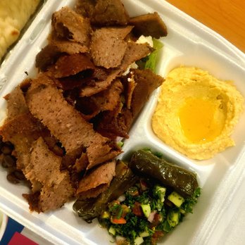 Choban Grill - The gyro/lamb platter - plenty for 2-3 people and includes all the good stuff! - Greek Near Me - Jacksonville, Florida