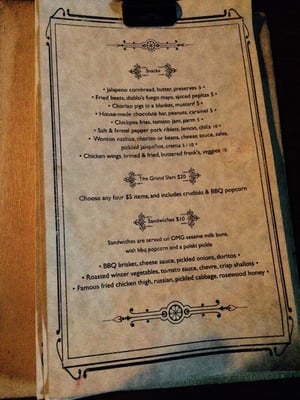 Menu photo 3 The Dock Ellis Toronto, ON