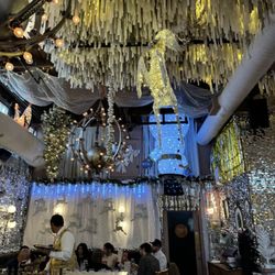 Miracle At The Funk Zone in Pearl Social - Inside decor from the bar