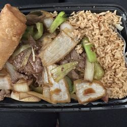 Asian Cuisine - Mongolian Beef Platter