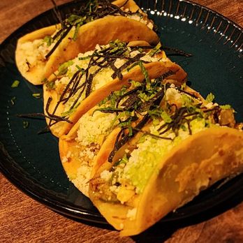 Rye - Dallas - Filipino pork belly tacos. These were good, but so small. - Tapas/Small Plates Near Me - Dallas, Texas Rye - Dallas - Filipino pork belly tacos. These were good, but so small. - Tapas/Small Plates Near Me - Dallas, Texas