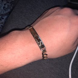 8.3 mm curb link I'd bracelet 8.3 mm curb link I'd bracelet