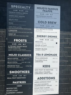 Menu photo 3 Mojo Coffee Marble Falls, TX