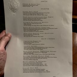 Menu, January 3, 2026
