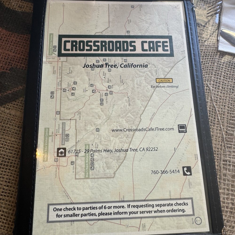 Crossroads Cafe - Menu - Cafes Near Me - Joshua Tree, California Crossroads Cafe - Menu - Cafes Near Me - Joshua Tree, California