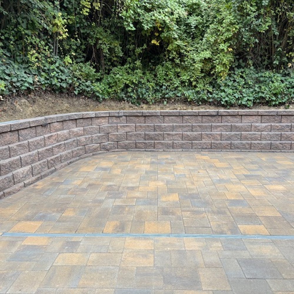 D Garcia's Landscaping - New Basalite retaining wall and Belgard Catalina Grana Toscana pavers. Nice and clean! - Landscaping Near Me - Richmond, California D Garcia's Landscaping - New Basalite retaining wall and Belgard Catalina Grana Toscana pavers. Nice and clean! - Landscaping Near Me - Richmond, California