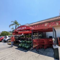 Trader Joe's Store Front - watermelon and plants available during the summer season!