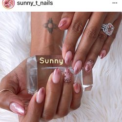 I stole this pic of my nails from Sunny's Instagram (follow her to see more of her work)