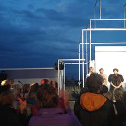 Terschelling Oerol Festival - Performances at unique lications outdoor: on top of a dune, overlooking the village westterschelling