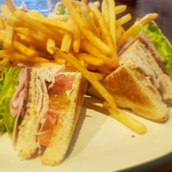 Sugar Rush Cafe - Club Sandwich with fries. - Breakfast & Brunch Near Me - Walnut, California