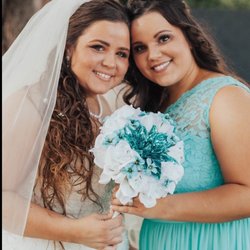 Touch of Sun Spray Tanning - I love being a part of a bride's special day! I was asked to tan this bride and her wedding party. Each bridesmaid was mixed a custom color.
