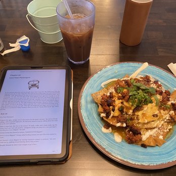 Atticus Cafe - Cafe de Olla & Chilaquiles with red/green salsa - Breakfast & Brunch Near Me - Anaheim, California Atticus Cafe - Cafe de Olla & Chilaquiles with red/green salsa - Breakfast & Brunch Near Me - Anaheim, California