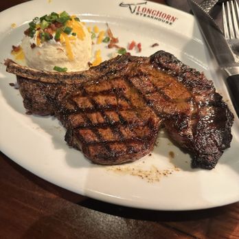 LongHorn Steakhouse - Outlaw Ribeye - Steakhouses Near Me - Schererville, Indiana