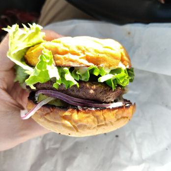 Hegenburger - Hengen burger ($7.50) (very good) - Burgers Near Me - Oakland, California Hegenburger - Hengen burger ($7.50) (very good) - Burgers Near Me - Oakland, California