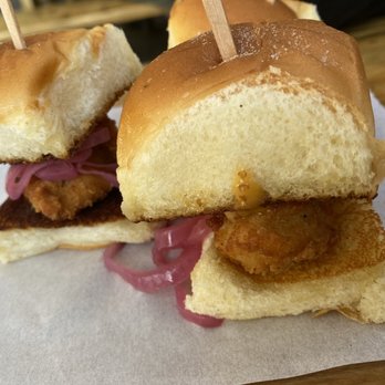 Laurel Tavern - Chicken sliders are hella good  happy hour must. Get them - New American Near Me - Studio City, California
