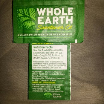 Starbucks - Good alternative to sugar or the chemical powders. - Coffee & Tea Near Me - Quincy, Massachusetts